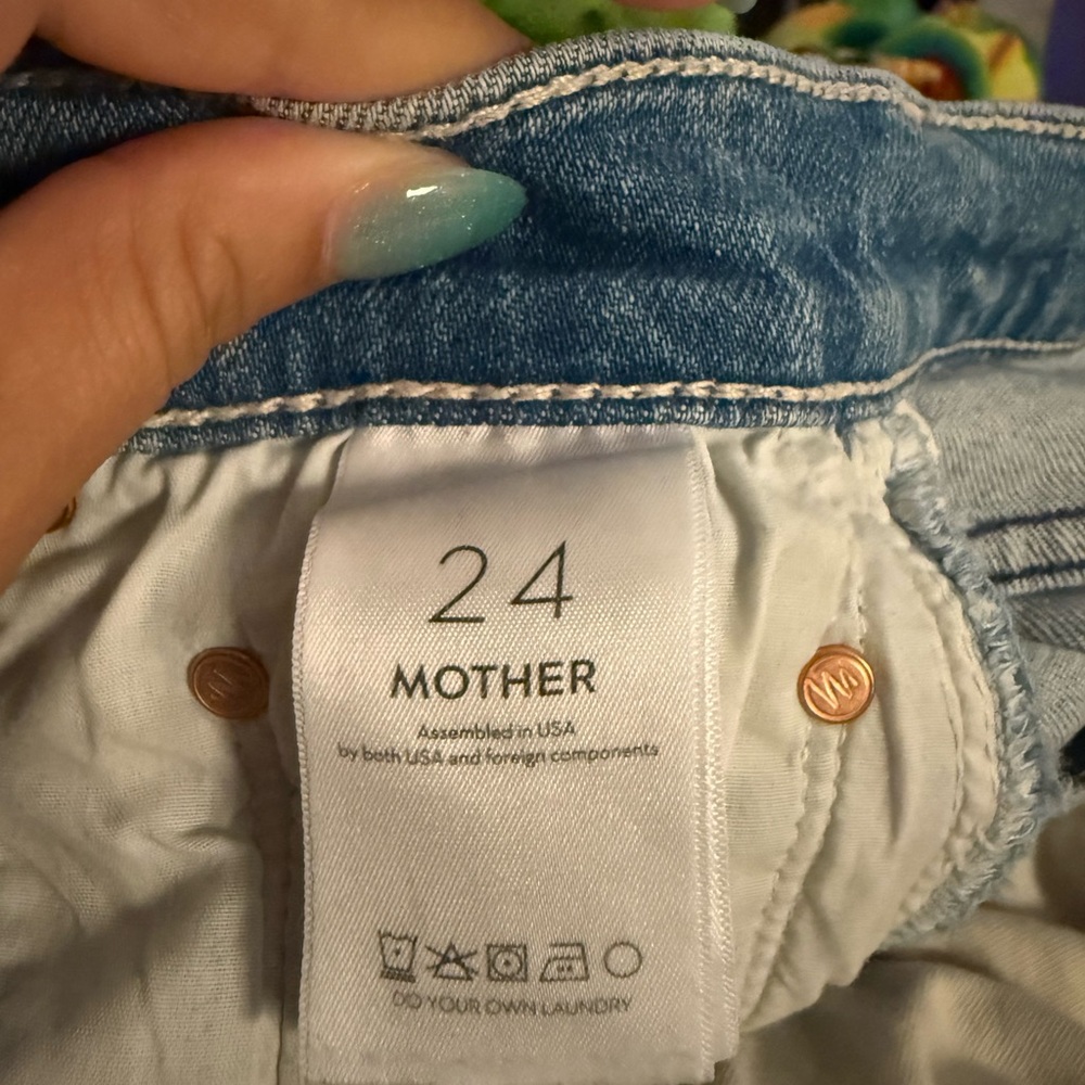 MOTHER high waisted rider jeans - Picture 3 of 5
